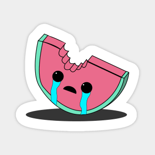 crying watermelon Magnet