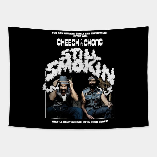 Vintage Cheech Chong Cheech And Chong Tapestry TeePublic