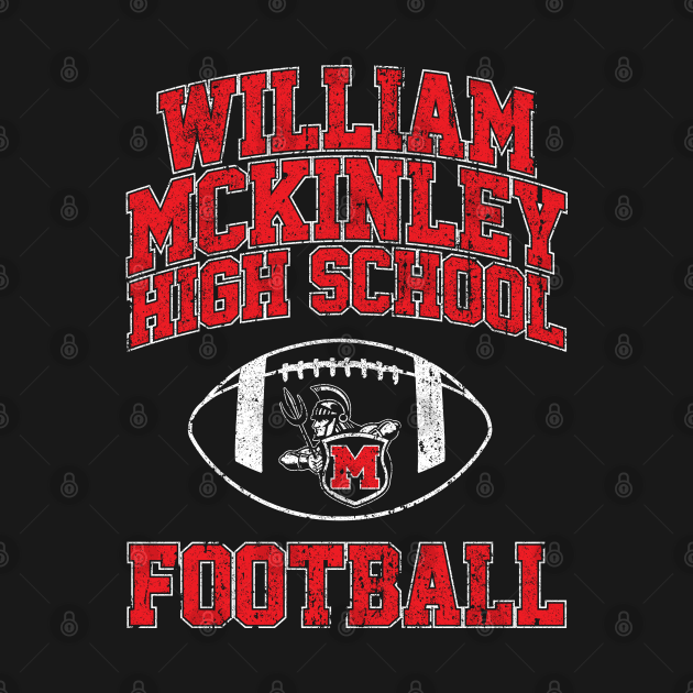 Disover William McKinley High School Football (Variant) - Glee - T-Shirt