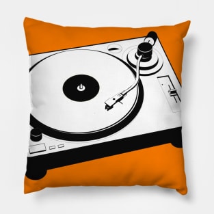 pop art vinyl turntable Pillow