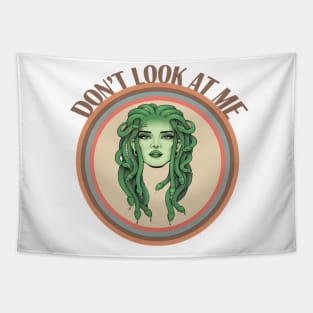 Don't Look At Me Medusa Tapestry