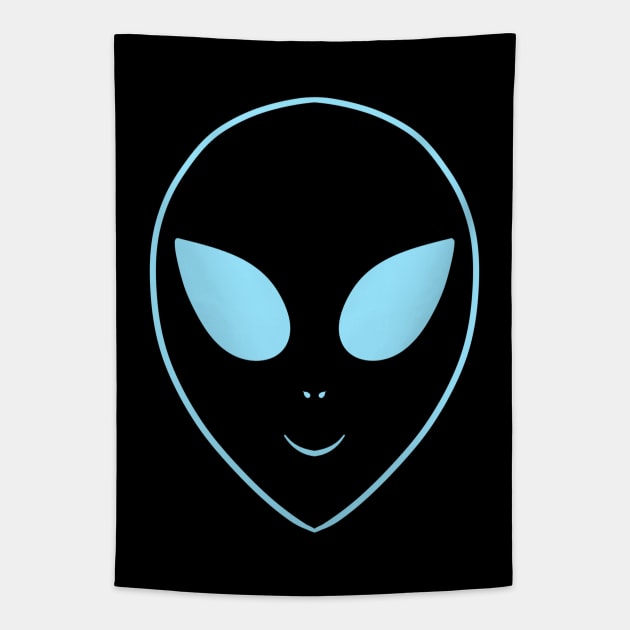 Happy Alien Tapestry by Velvet Earth