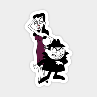 Boris Badenov and Natasha Fatale - Rocky & Bullwinkle Magnet