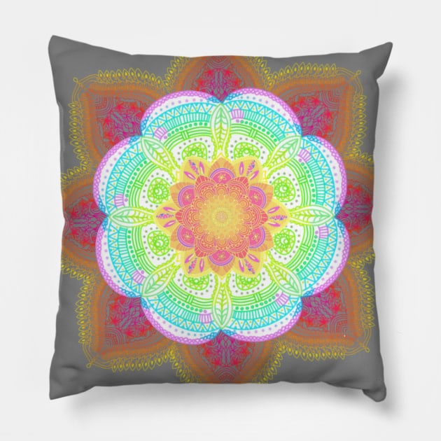 Mandala design Pillow by PetriGoodVibes