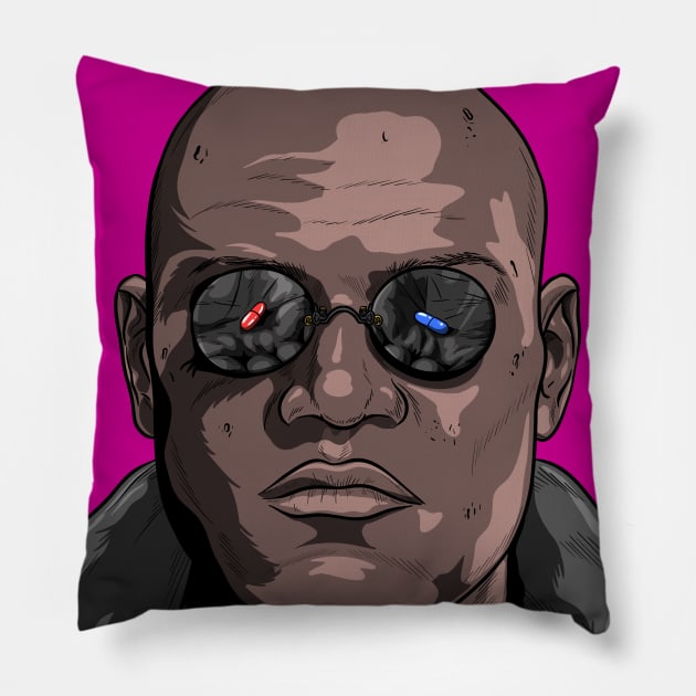 Matrix Pillow by ribandcheese