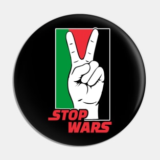 Stop Wars - Free Palestine Pin