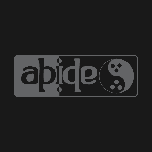 Abide Ambigram Logo Wide by Miskatonic