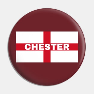 Chester City in English Flag Pin