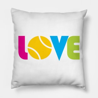 Love Tennis Pillow