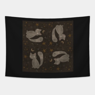 Star-gazer Cat Tapestry