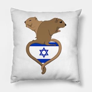 Gerbil Israel (light) Pillow