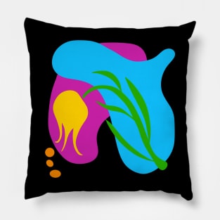 Abstract Flower Pillow