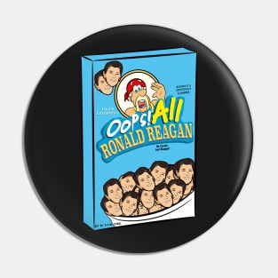 Oops all Ronald Reagan 40th US president cereal Pin