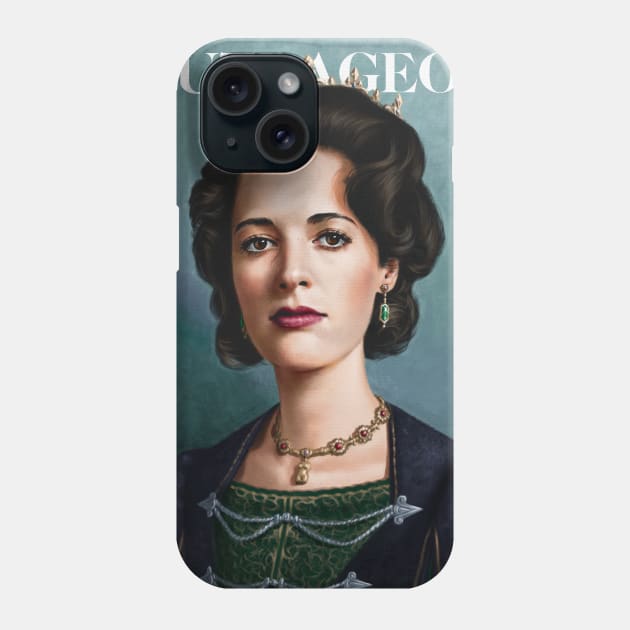 Phoebe Waller-Bridge Painted Portrait Phone Case by wolfgangleblanc