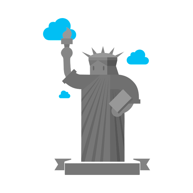 Graphic Statue of Liberty by teesmastery