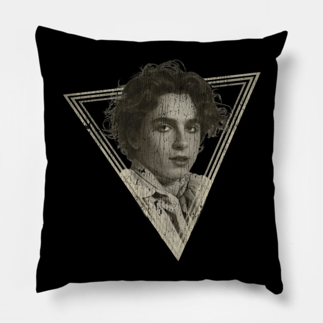 Timothee Chalamet Pillow by Jokotingkir