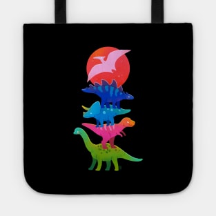 Colourful Dinosaurs Tote