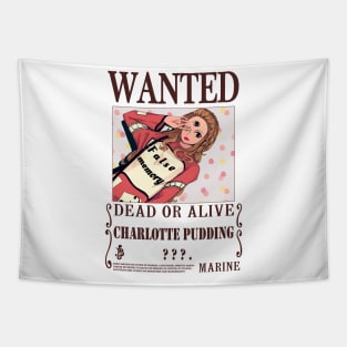 Charlotte Pudding One Piece Wanted Tapestry