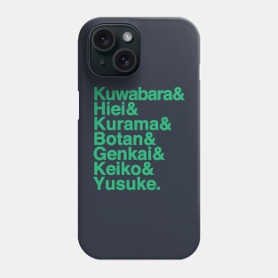 Yusuke and the Gang Phone Case