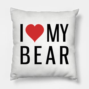 I love My Bear Pillow