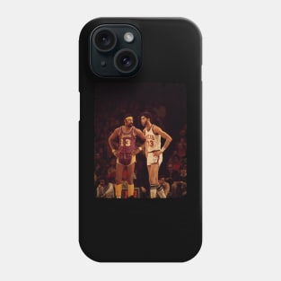 Wilt Chamberlain vs Kareem Abdul Jabbar Phone Case