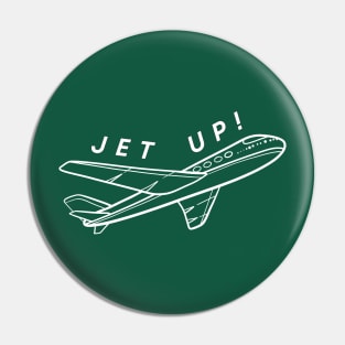 Jet Up!  NY Jets Football Fan Pin