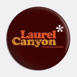 Laurel Canyon Jasmine Flower 1970's - washed out, rubbed and rolled colour print Pin