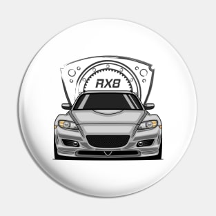 Silver RX8 JDM Pin