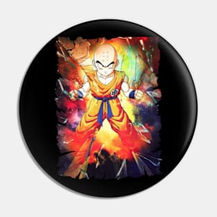 KRILLIN KRILIN MERCH VTG Pin