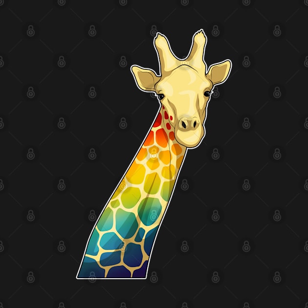 Giraffe Rainbow by Markus Schnabel