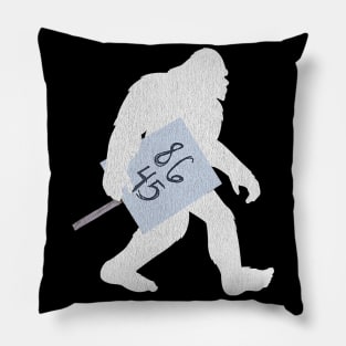 Sasquatch 8645 86 45 Impeach Funny Bigfoot Pillow