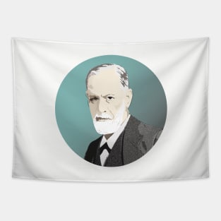 Sigmund Freud portrait Tapestry