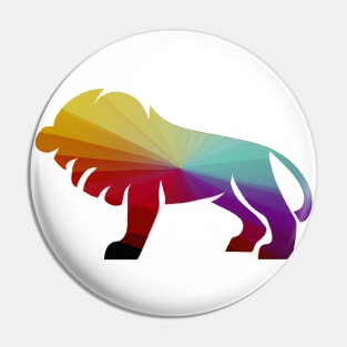 Cute Color Gradient Lion Shape Drawing Pin