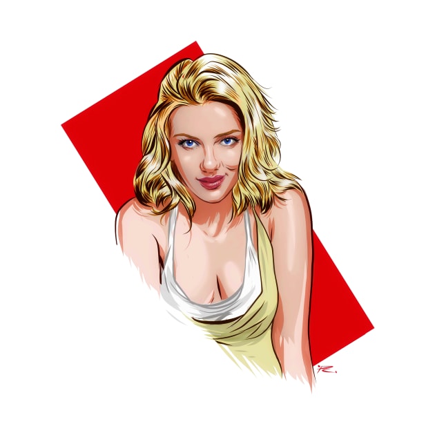 Scarlett Johansson - An illustration by Paul Cemmick by PLAYDIGITAL2020