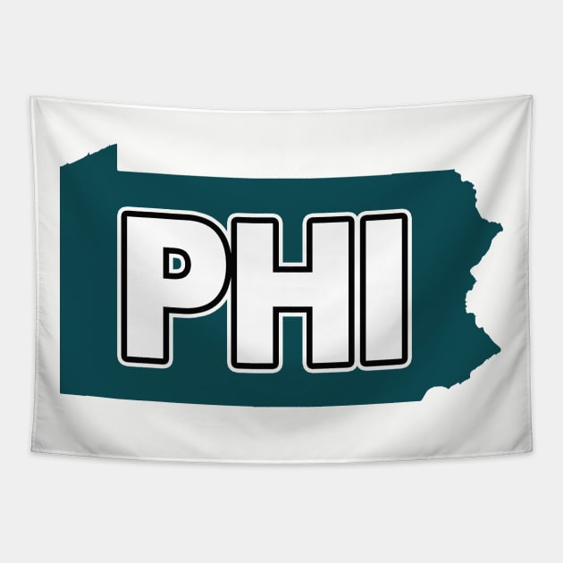 Pa Football Tapestry by Philly Drinkers