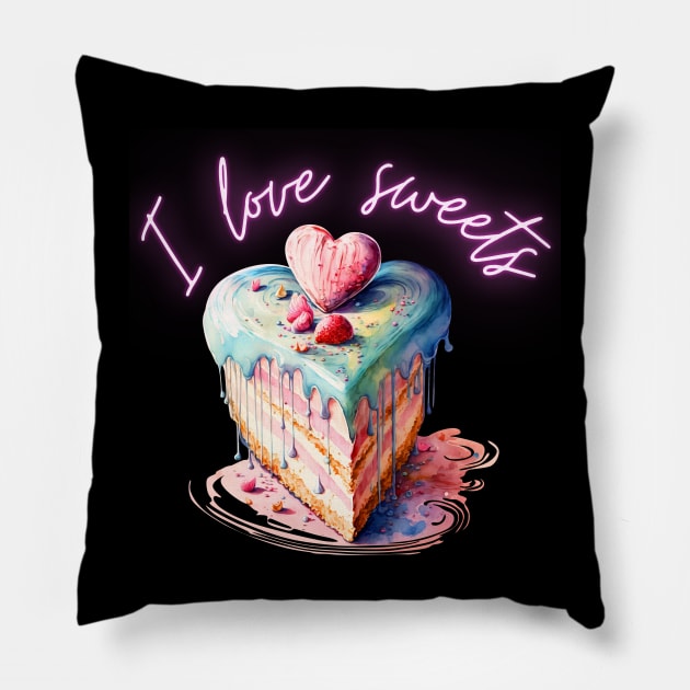 I love sweets !!! Pillow by Bajera Gift