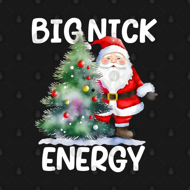 big nick energy sweatshirt, funny vintage santa claus funny ugly sweater by hadlamcom