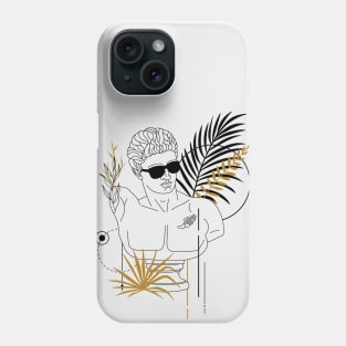 Funny Hipster Hermes Greek God // Funny Greek Mythology Phone Case