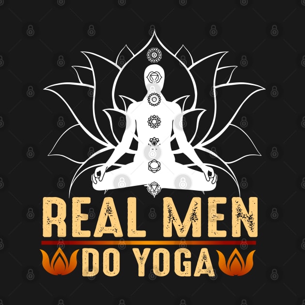 Real Men do Yoga by twitaadesign