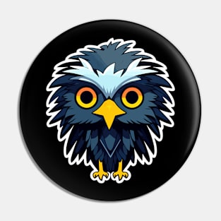 Eagle Bird Illustration Pin