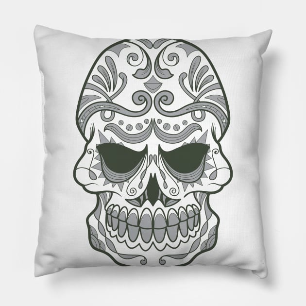 Sugar Skull Pillow by NiceIO