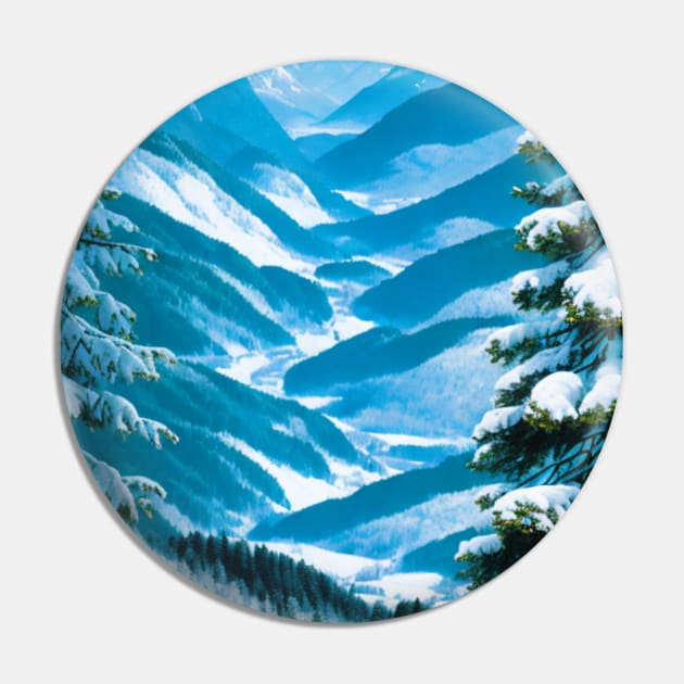 Snowy mountains in the Taiga Pin by CursedContent