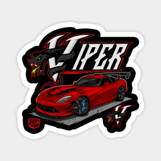 DODGE VIPER SRT 10 (RED) Magnet