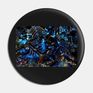 Blue bismuth Pin