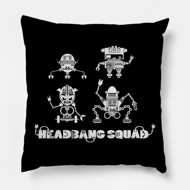 Headbang Squad Pillow by DarkChoocoolat