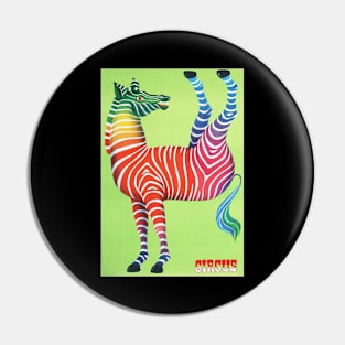 Circus Zebra Pin