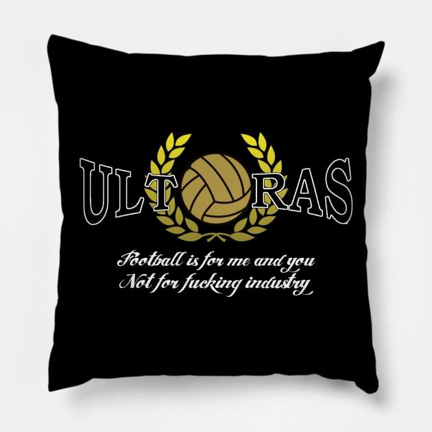 Against Modern Football Pillow by EddieBalevo