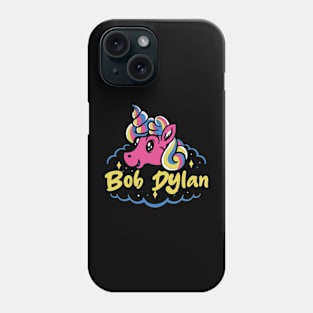 bob dyl and unicorn Phone Case