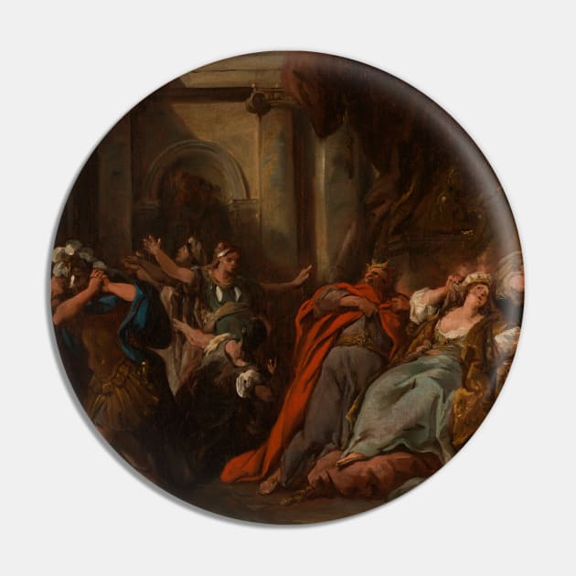 Creuse Consumee par la Robe Empoisonnee by Jean-Francois de Troy Pin by Classic Art Stall