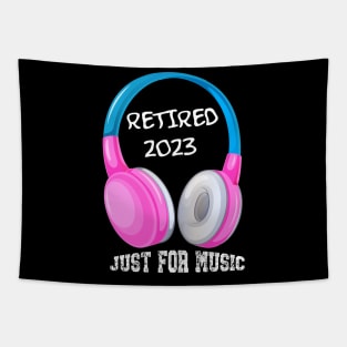 Retiree Musician Retired 2023 Just For Music Tapestry